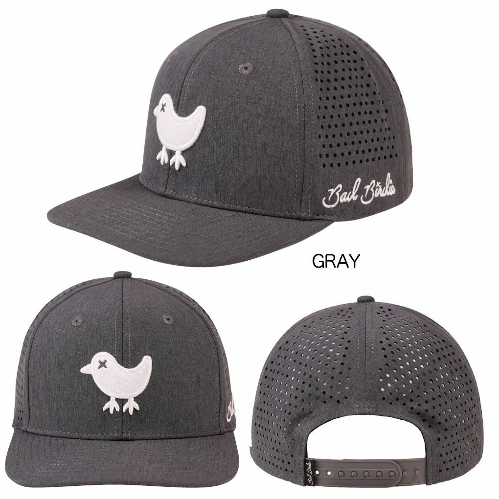 BadBirdieバッドバーディーBIRDIELASERCUTSNAPBACKBBH001メンズゴルフキャップ帽子2024年モデルUSA直輸入品
