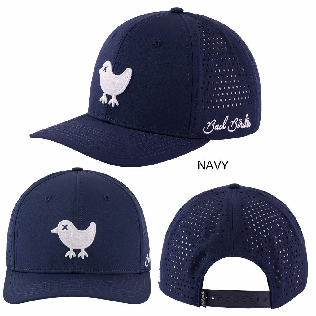 BadBirdieバッドバーディーBIRDIELASERCUTSNAPBACKBBH001メンズゴルフキャップ帽子2024年モデルUSA直輸入品