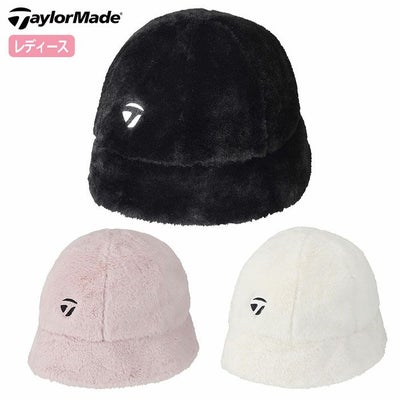 テーラーメイドウィメンズウィンターバケットハットUN299レディースゴルフキャップ帽子2024秋冬モデルTaylorMade日本正規品