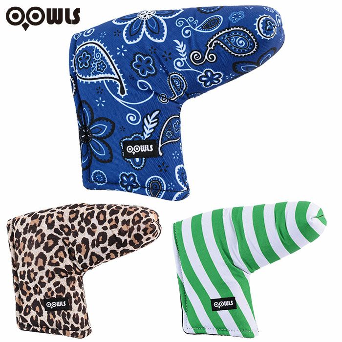 OOWLS パターンヘッドカバー パターカバー ブレード ピン ゴルフ よく
