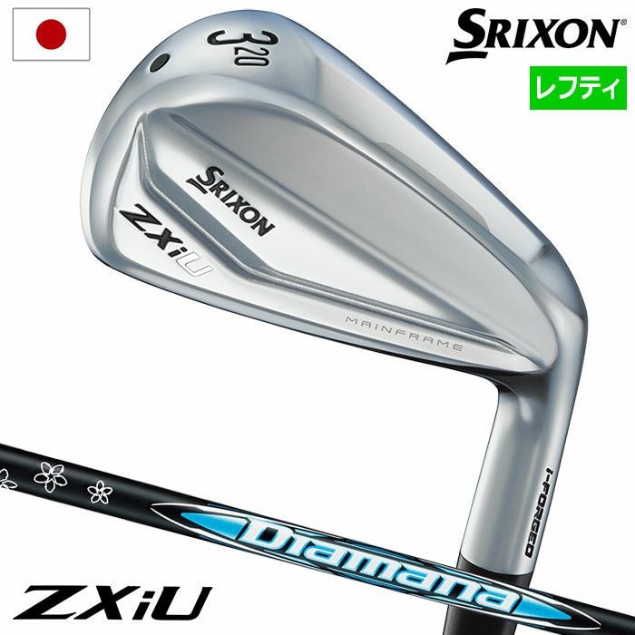 スリクソンSRIXONZXiUユーティリティアイアンメンズ左用レフティーDiamanaZXiforHYBRIDカーボンシャフトダンロップDUNLOPゴルフクラブ2025年モデル