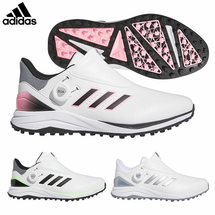 アディダスソーラーモーションボア24MDK90スパイクレスゴルフシューズメンズ2024年モデルadidas日本正規品