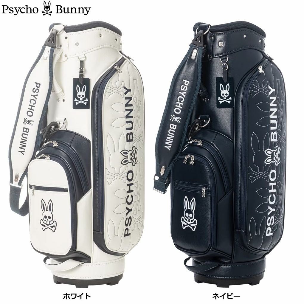 サイコバニーPsychoBunnyMONOGRAMキャディバッグ9型PBMG4FC446インチ対応ゴルフバッグ2024年モデル日本正規品