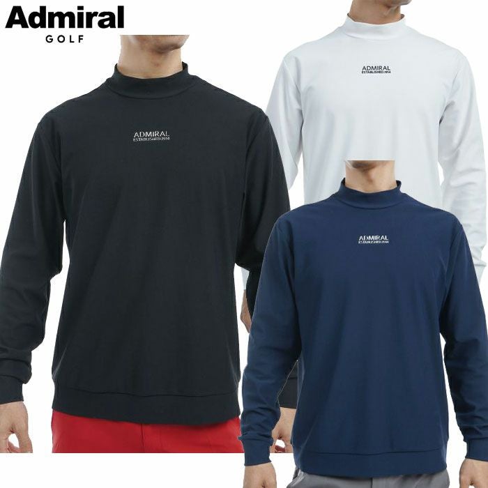 【Malbon Golf】モックネックロングスリーブTシャツ M マルボン Malbon Golf 長袖シャツ Base Layer Evergreen Compression