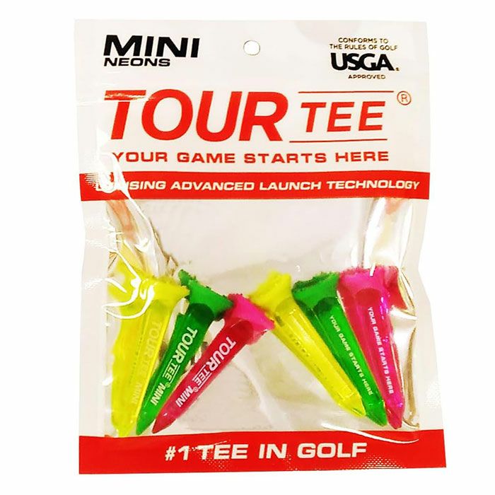 TOUR TEE Tour Tee MINI NEONS ネオンカラー 6本入り T-491 ツア...