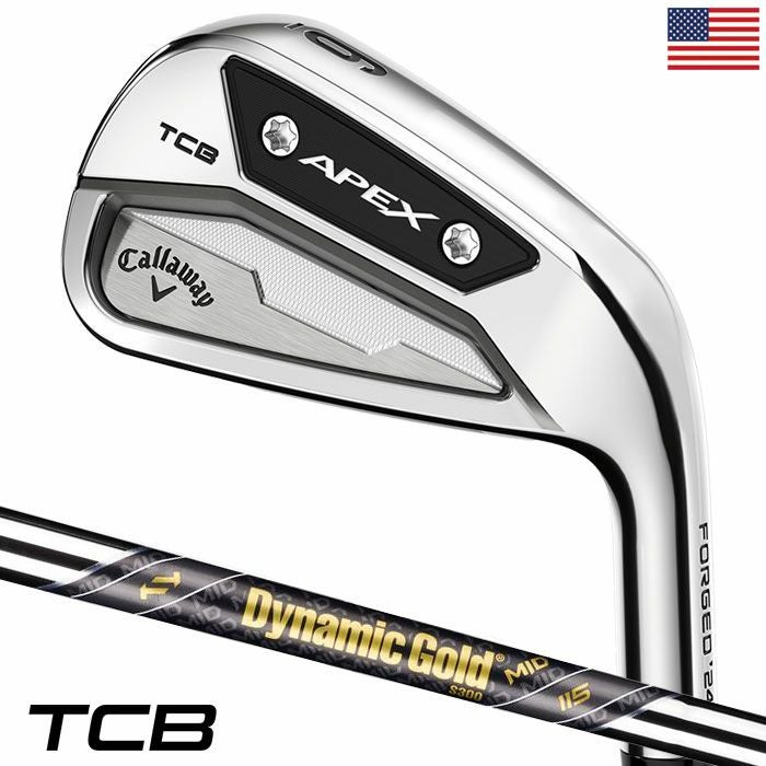 キャロウェイ Apex TCB'24 Irons ノーメッキ仕様 アイアン 7本セット(4