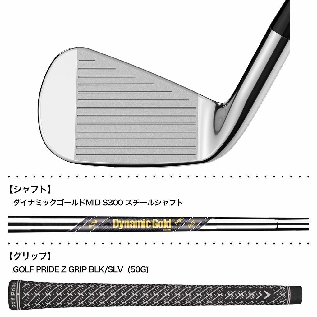 キャロウェイ Apex TCB'24 Irons ノーメッキ仕様 アイアン 7本セット(4