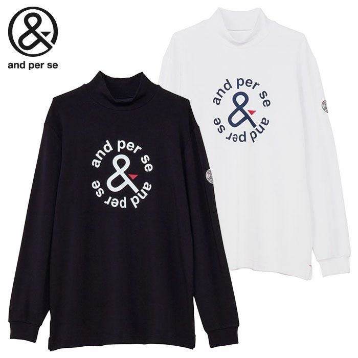 アンパスィセルヒート長袖ハイネックシャツAMF9234W6メンズandperse2024秋冬モデル日本正規品