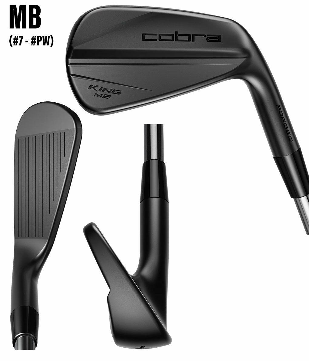 コブラ　キングmb/cb 5-p,g 7本セット コブラ KING CB/MB Black Irons アイアン 7本セット 4I-PW メンズ 右用