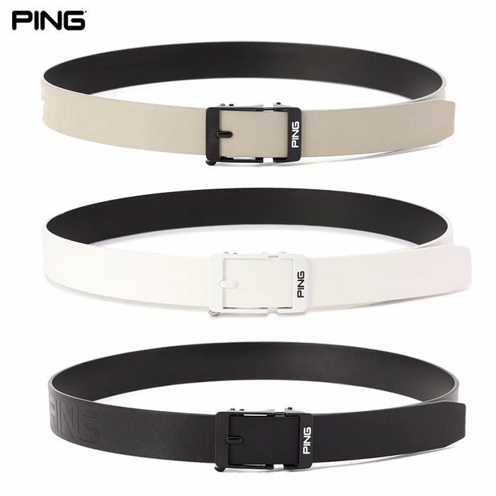 ピンPINGエンボスフリーアジャスタベルト621-4182107メンズ2024春夏モデル日本正規品