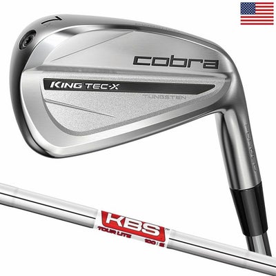 コブラKINGTECXIronsアイアン7本セット(4I-PW)メンズ右用KBSTOURLITEスチールシャフト装着2024年モデルUSA直輸入品