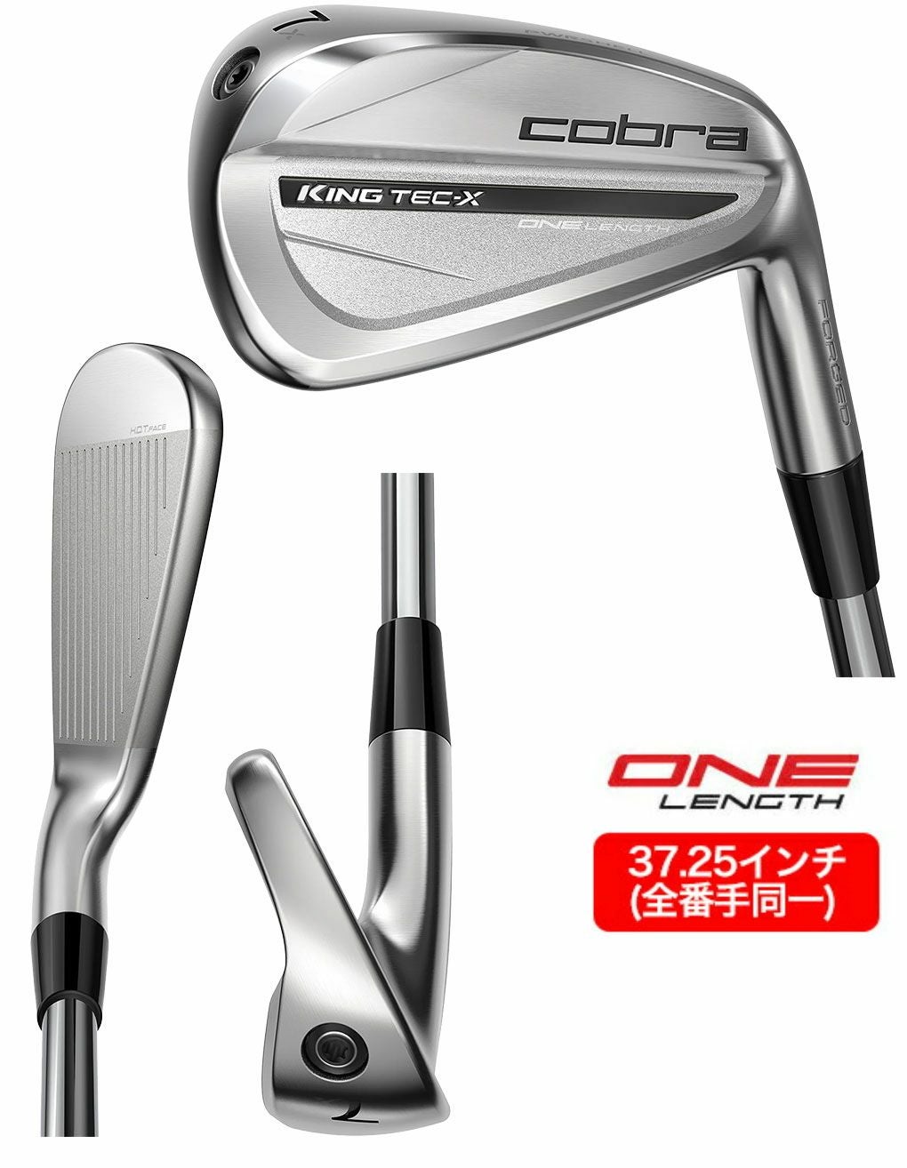 レフティー】コブラ KING Forged TEC X One Length Irons アイアン 6本