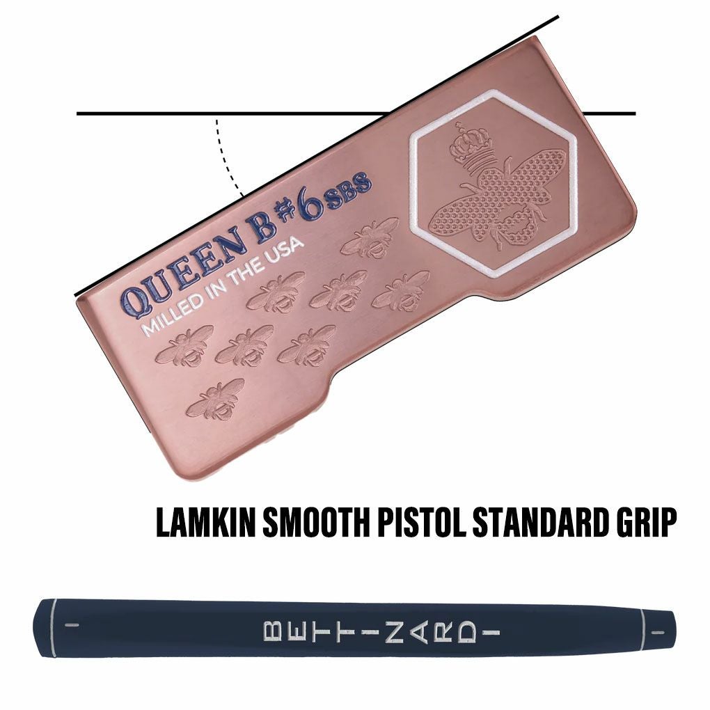 ベティナルディ Queen B 6 Slotback Slant Putter パター メンズ 右用