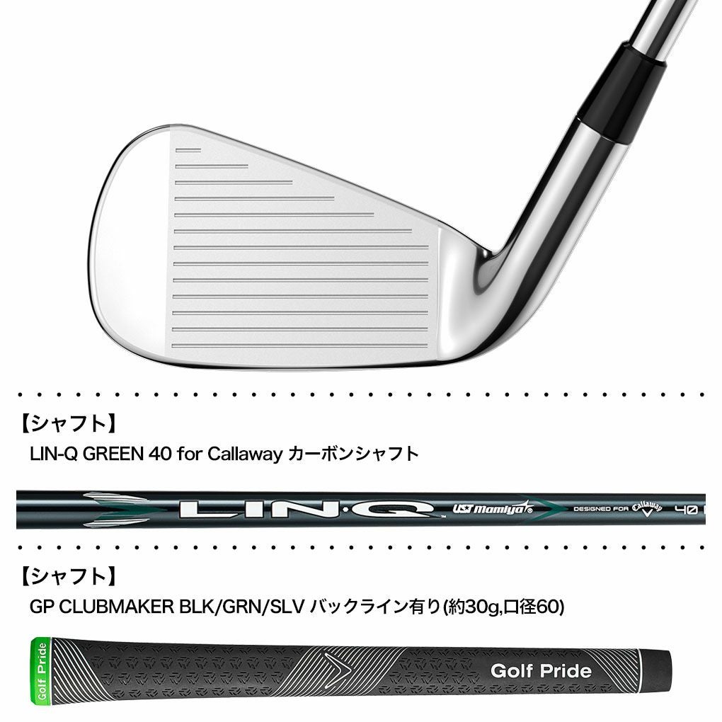 キャロウェイ ELYTE MAX FAST アイアン 5本セット 6-9,PW メンズ 右用
