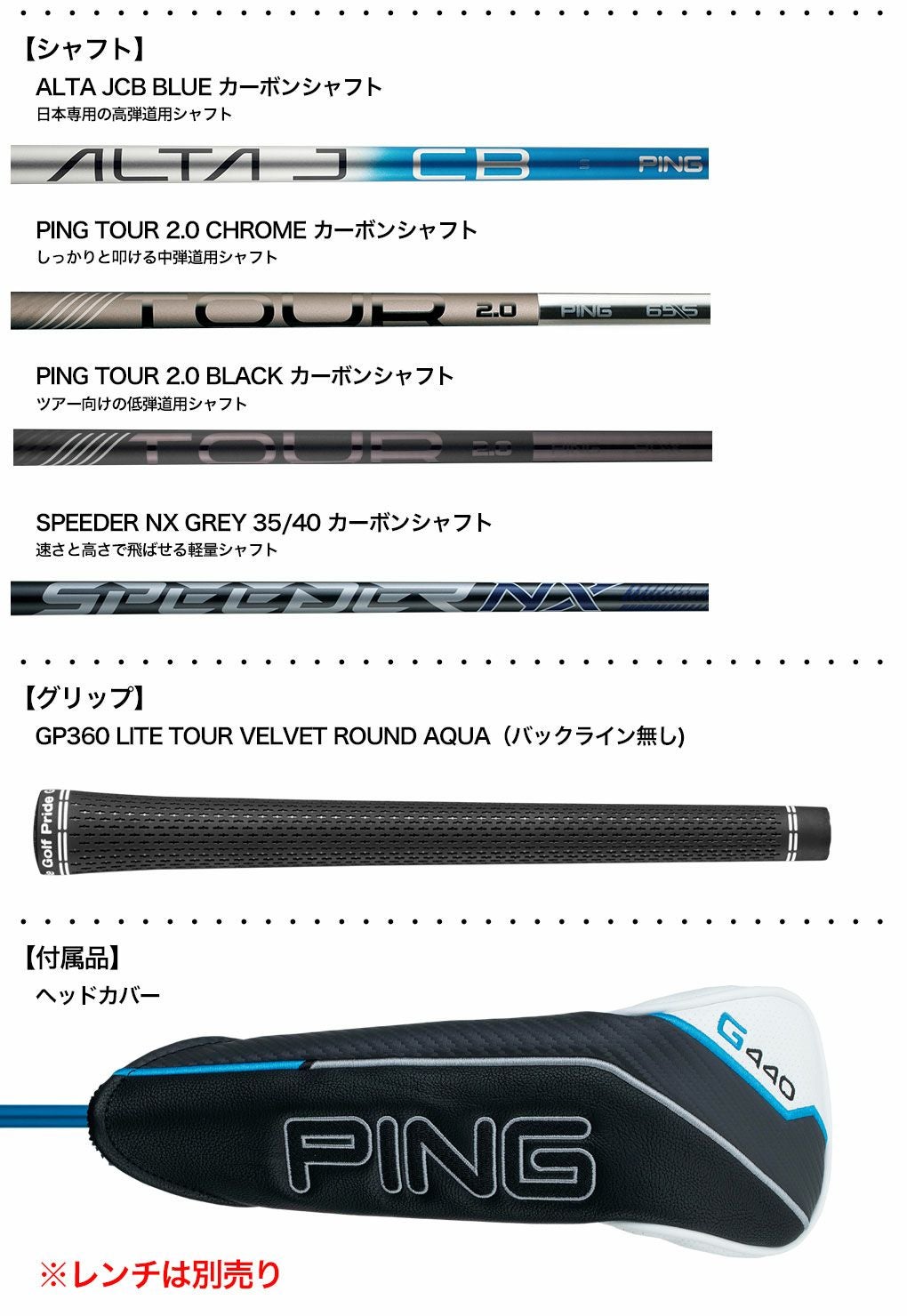 毎日発送】ピン PING G440 LST フェアウェイウッド メンズ ALTA J