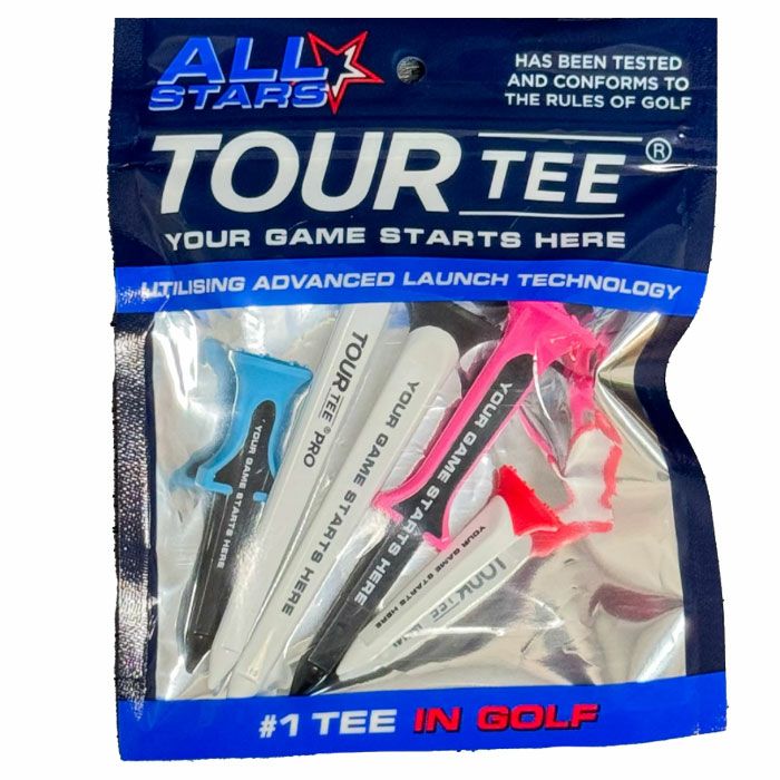 TOURTEEAllStarsComboPack5本入りツアーティーゴルフティーラウンド用品