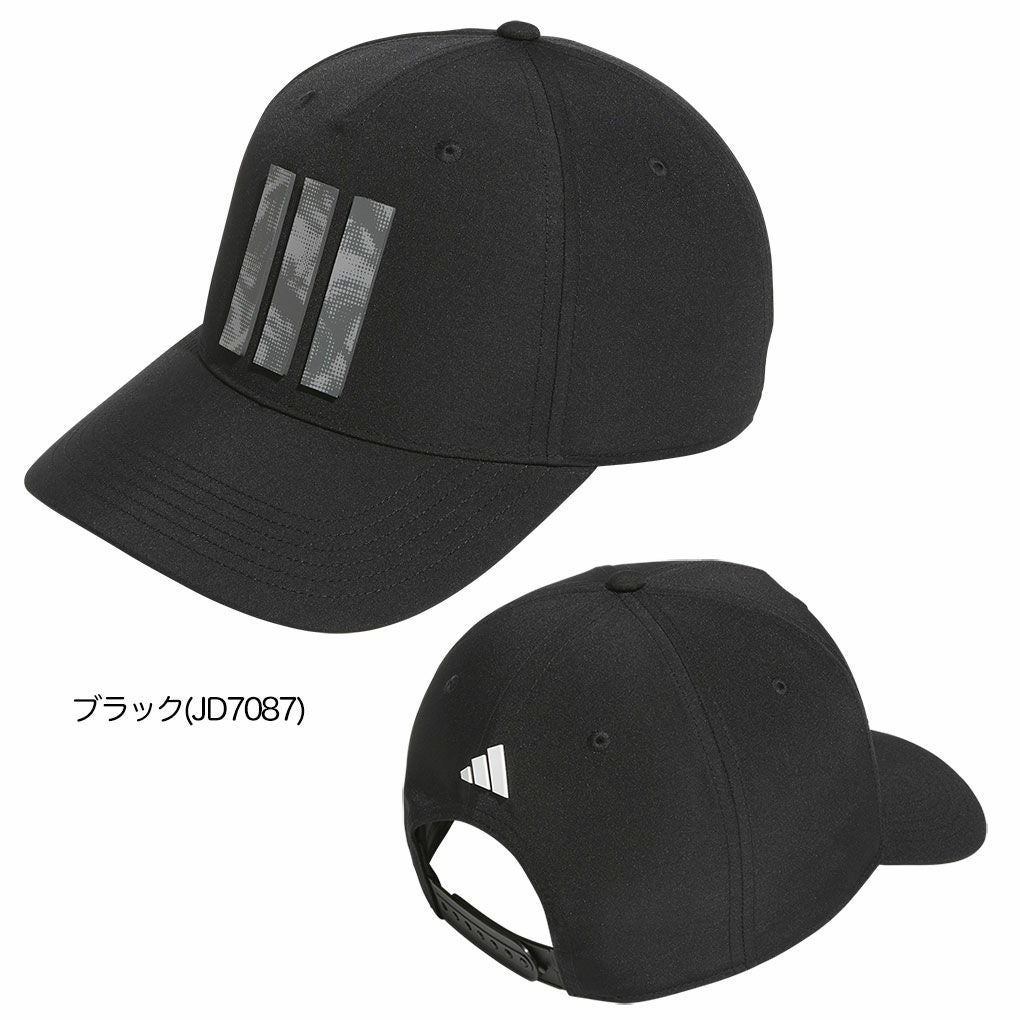 アディダスグラフィックスリーストライプスクーリングキャップKVI35メンズゴルフキャップ帽子2025春夏モデルadidas日本正規品