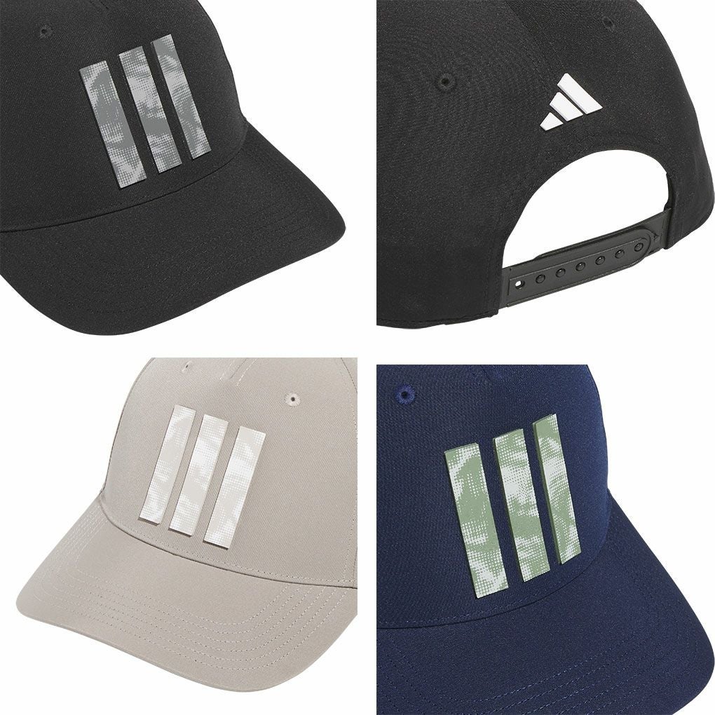 アディダスグラフィックスリーストライプスクーリングキャップKVI35メンズゴルフキャップ帽子2025春夏モデルadidas日本正規品