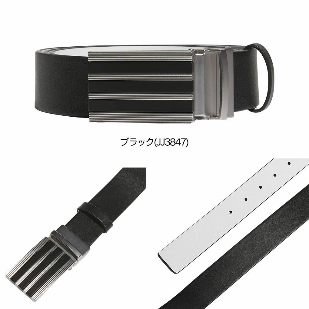アディダスリバーシブルスリーストライプスツアーベルトKVI45メンズゴルフウェア2025春夏モデルadidas日本正規品