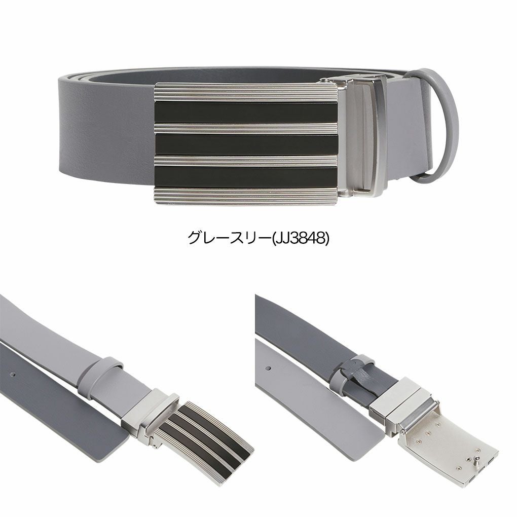 アディダスリバーシブルスリーストライプスツアーベルトKVI45メンズゴルフウェア2025春夏モデルadidas日本正規品