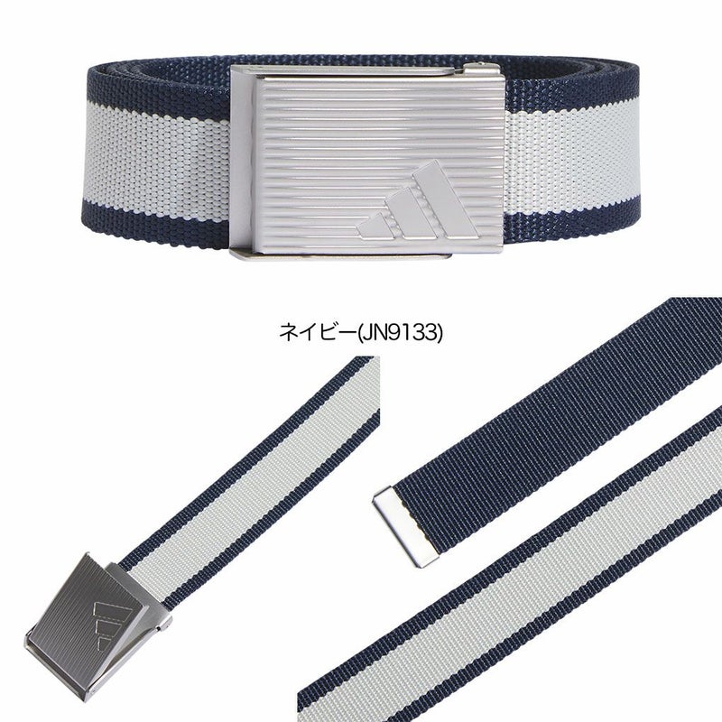 アディダスリバーシブルストライプウェビングベルトKVM08レディースゴルフウェア2025春夏モデルadidas日本正規品