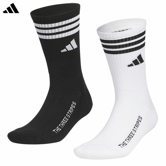 アディダス クルー丈 箱入り クッションソックス KTJ04 靴下 ゴルフ