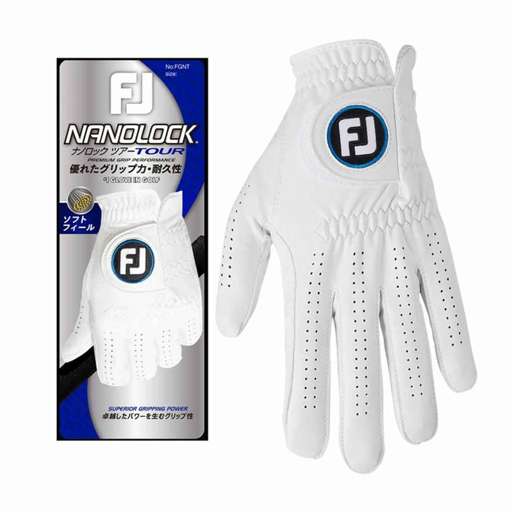 フットジョイゴルフグローブMEN'SナノロックツアーFGNT24メンズ左手用FOOTJOYゴルフグローブ2025春夏モデル日本正規品