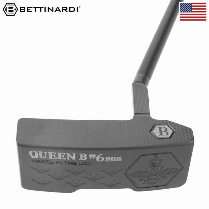 ベティナルディQB6SBSLimitedBlackoutPutterパターメンズ右用34インチブラックPVDシャフトUSA直輸入品BETTINARDIGOLF2024年モデル