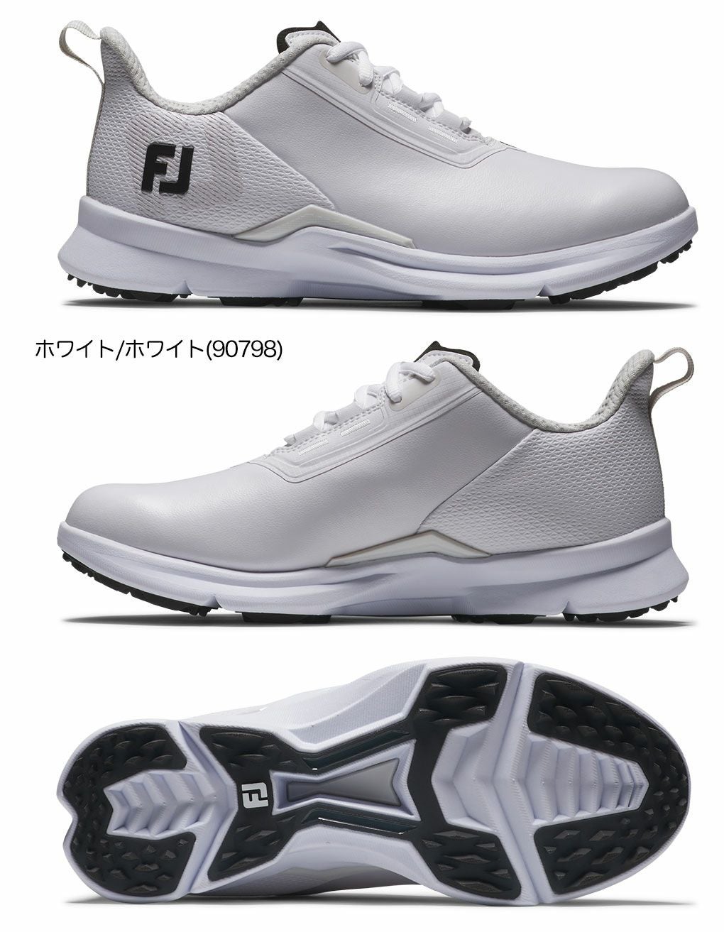 フットジョイWOMEN'SFJフューエルLACEDゴルフシューズスパイクレスレディース90798靴FOOTJOY2025年モデル日本正規品