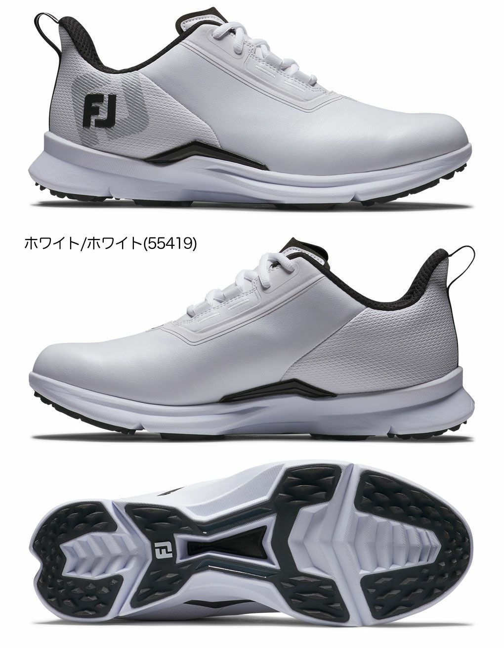 フットジョイMEN'SFJフューエルLACEDゴルフシューズスパイクレスメンズ55419靴FOOTJOY2025年モデル日本正規品