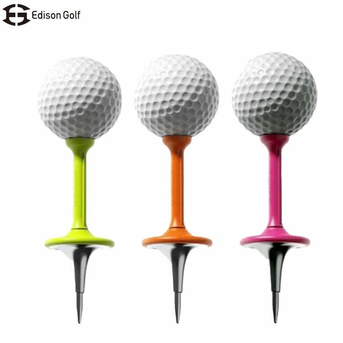 EdisonGolf メタルアイアンゴルフティーBOX エジソンゴルフ 高級ティー