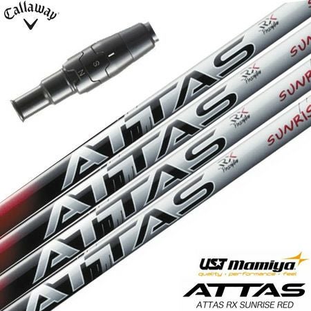 テーラーメイド スリーブ付きシャフト 2025 マミヤ ATTAS RX SUNRISE