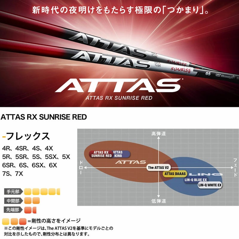 ミズノスリーブ付きシャフト_アッタス