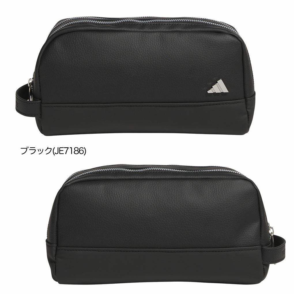 アディダスメタルロゴジップポーチKVH46ラウンドポーチ2025年モデルadidas日本正規品