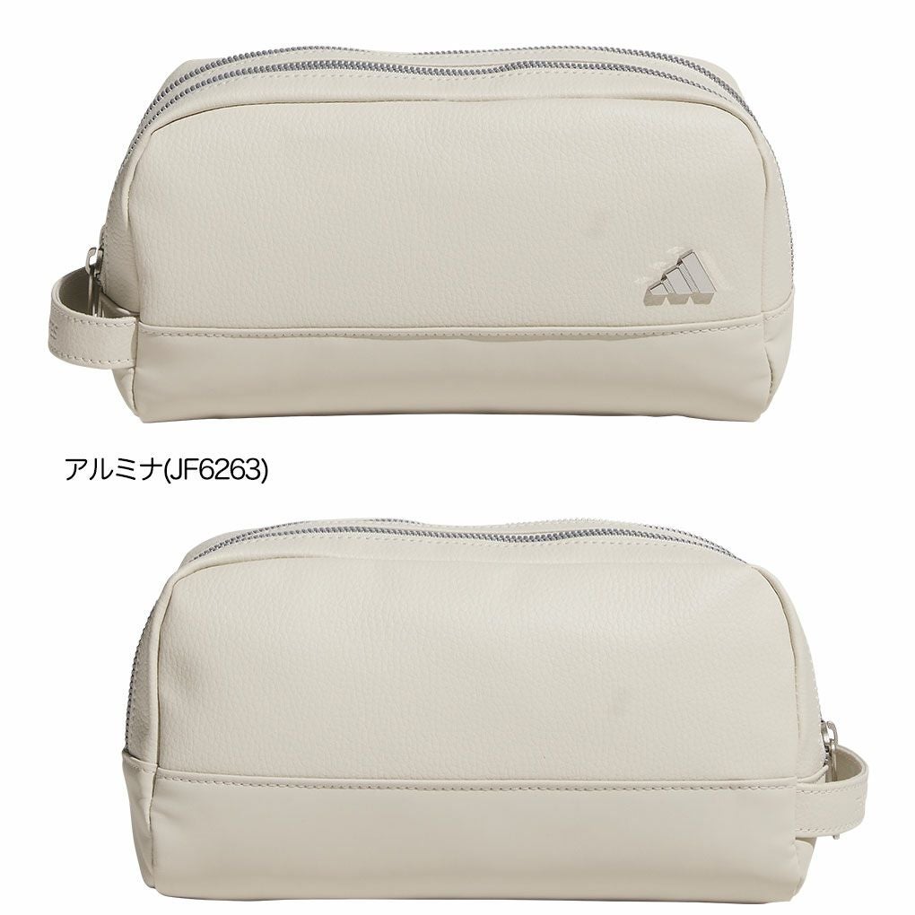 アディダスメタルロゴジップポーチKVH46ラウンドポーチ2025年モデルadidas日本正規品