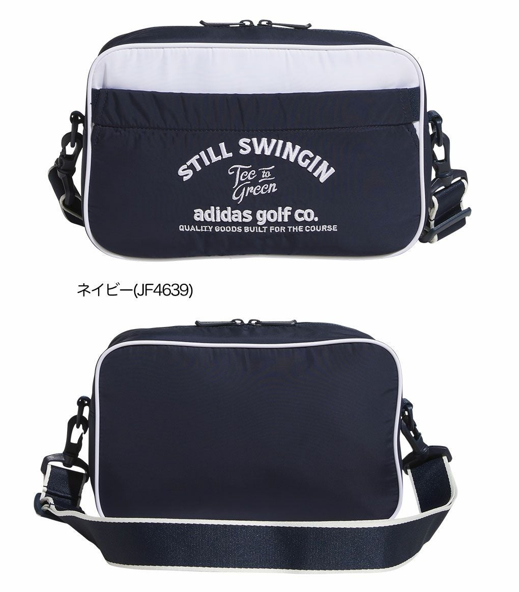 アディダスストラップ付きグラフィックポーチKTI98ラウンドバッグゴルフ2025年モデルadidas日本正規品