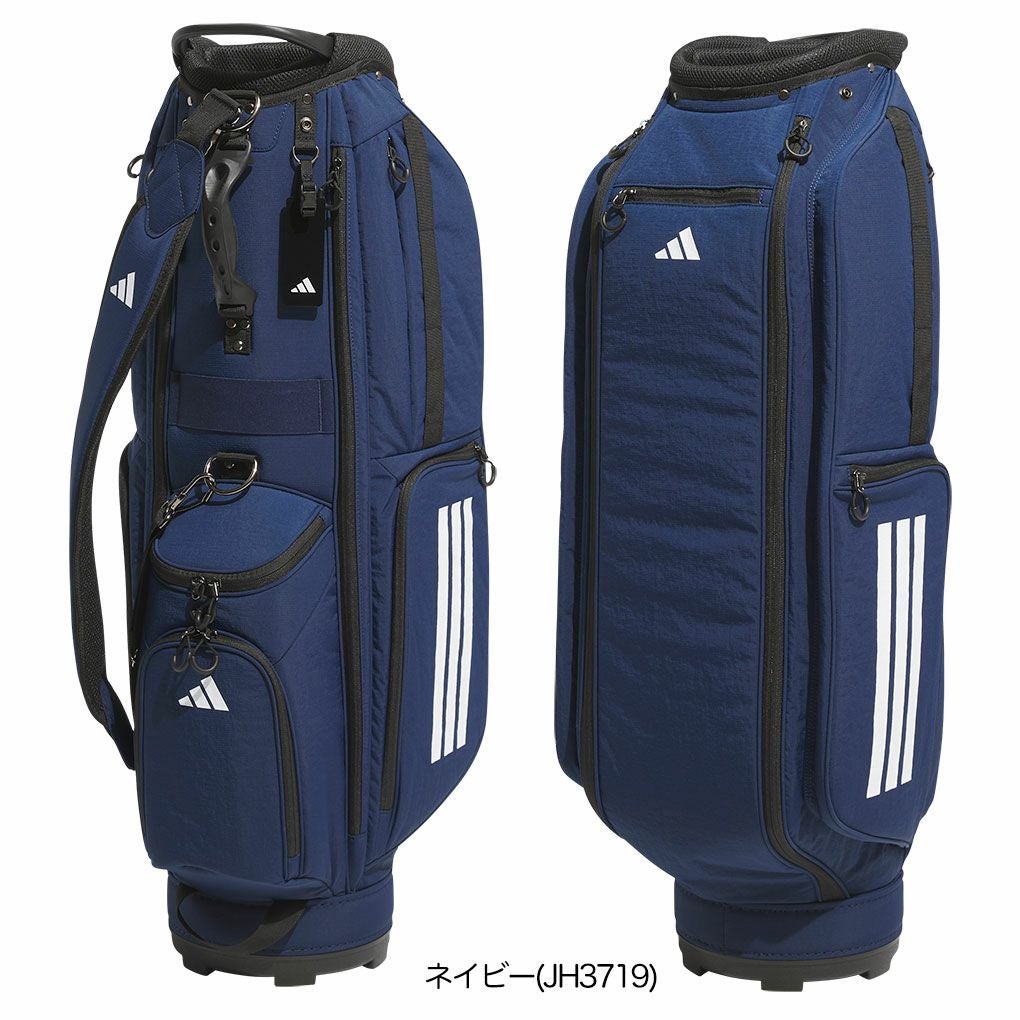 アディダススリーストライプスコーデュラキャディバッグKVH34キャディバッグ8.5型47インチ対応2025年モデルadidas日本正規品