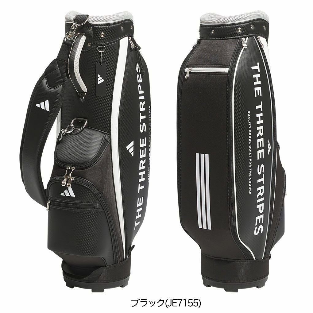 アディダス軽量パフォーマンスキャディバッグKVH37キャディバッグ8.5型47インチ対応2025年モデルadidas日本正規品