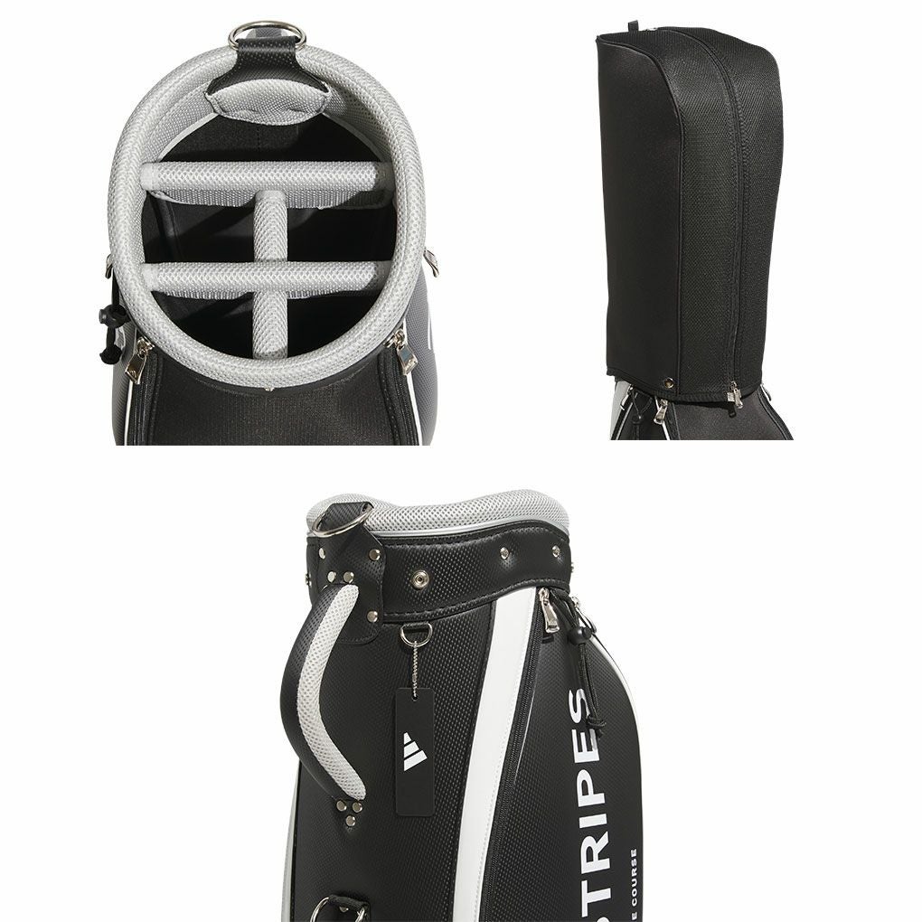 アディダス軽量パフォーマンスキャディバッグKVH37キャディバッグ8.5型47インチ対応2025年モデルadidas日本正規品