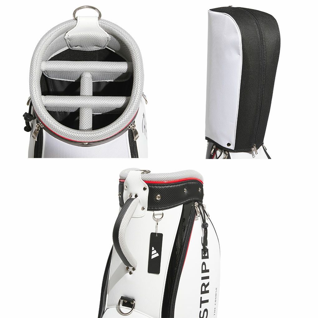 アディダス軽量パフォーマンスキャディバッグKVH37キャディバッグ8.5型47インチ対応2025年モデルadidas日本正規品