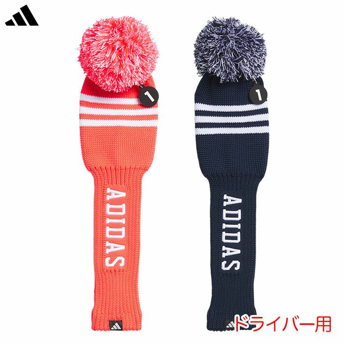 アディダススリーストライプスドライバーヘッドカバーJTY34ドライバー用2025年モデルadidas日本正規品