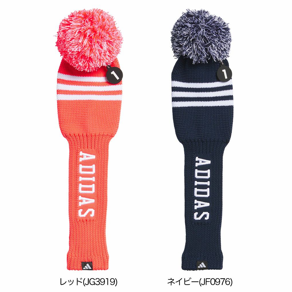 アディダススリーストライプスドライバーヘッドカバーJTY34ドライバー用2025年モデルadidas日本正規品