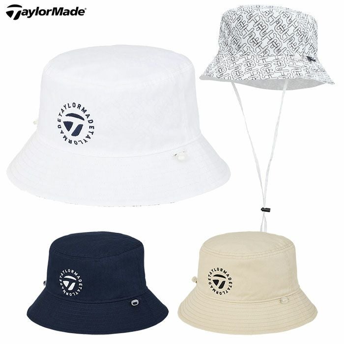 テーラーメイドウィメンズWリバーシブルバケットハットUN583レディースゴルフキャップ帽子2025春夏モデルTaylorMade日本正規品