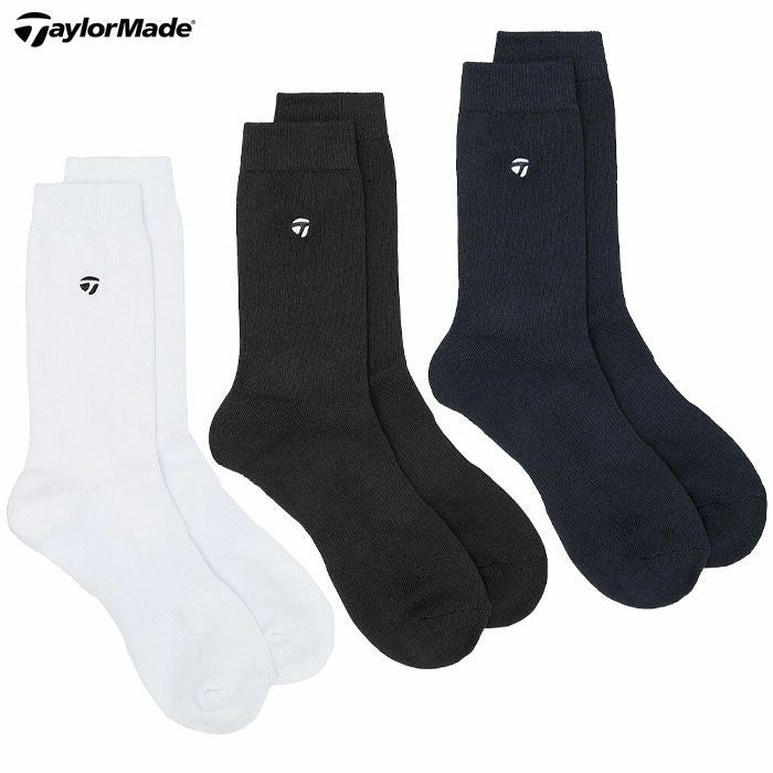 テーラーメイドベーシッククルーソックスUN570メンズ靴下SOCKS2025春夏モデルTaylorMade日本正規品