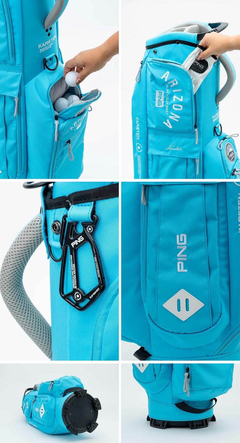 ピンPINGCB-U2503アリゾナカジュアキャディバッグ9.0型4分割トップカートバッグゴルフ2025年モデル日本正規品