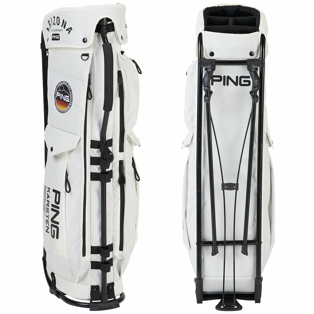 ピンPINGキャディバッグCB-N2503パイプフレームスタンド9.0型5分割スタンドバッグ2025年モデル日本正規品