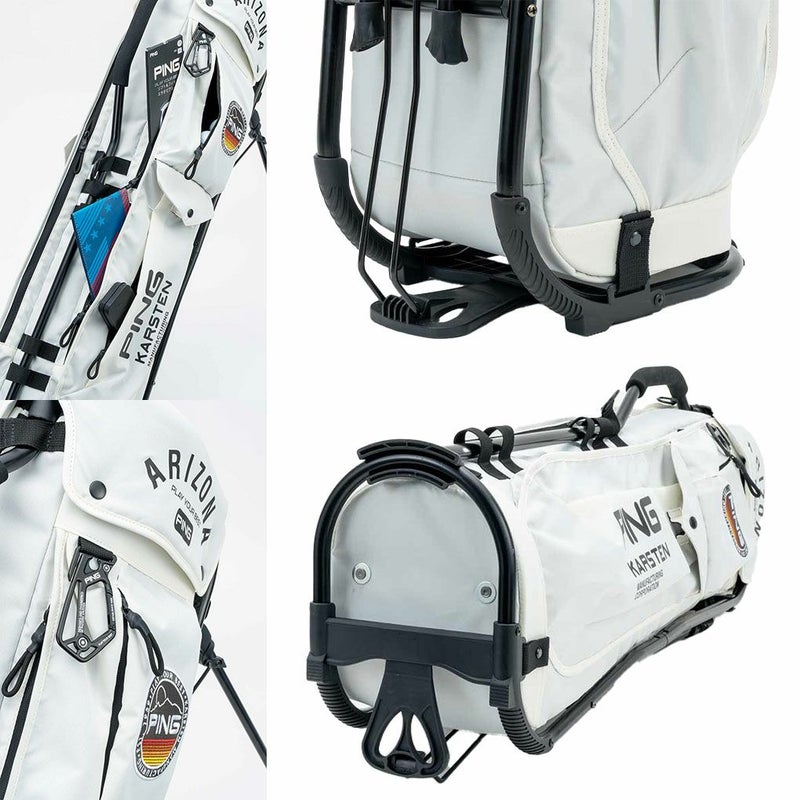 ピンPINGキャディバッグCB-N2503パイプフレームスタンド9.0型5分割スタンドバッグ2025年モデル日本正規品