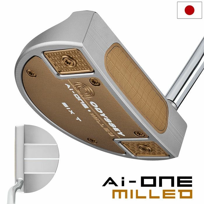オデッセイ AI-ONE MILLED SIX Tパター メンズ 右用 STROKE LAB 90