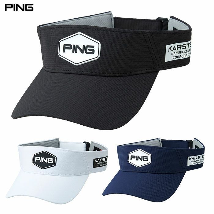 ピンPINGHW-U2508ヘキサゴンパッチバイザーゴルフキャップ帽子ヘッドウェア2025年モデル日本正規品