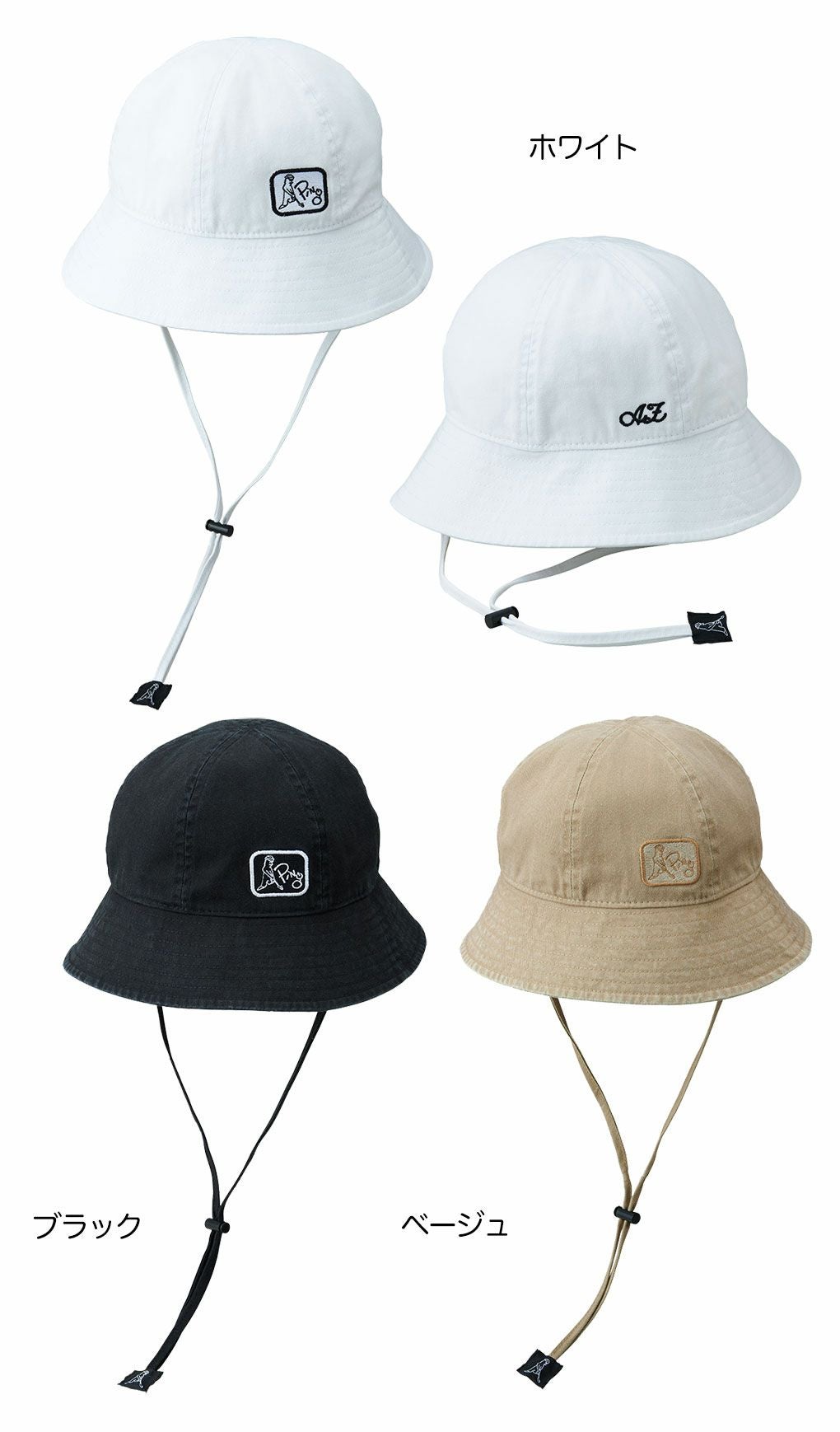 PINGピンHW-L2508カジュアルハットレディースゴルフキャップ帽子2025年モデル日本正規品